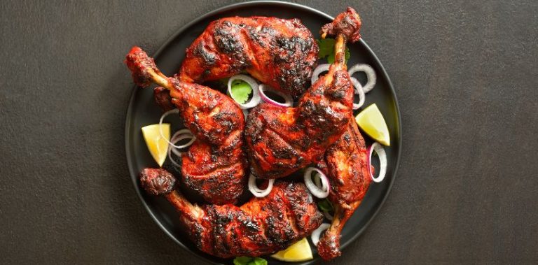 roasted chicken on a plate